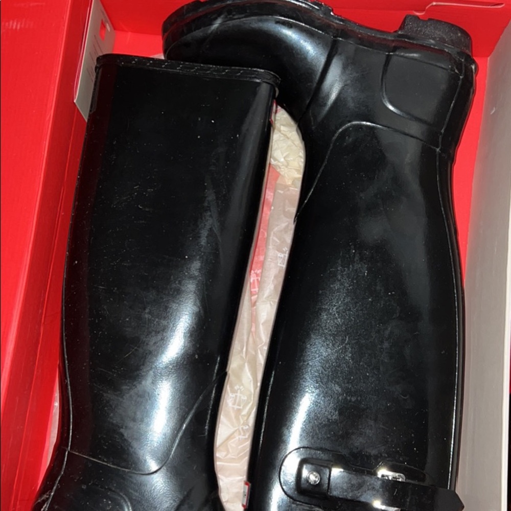 Hunter tall rain boots